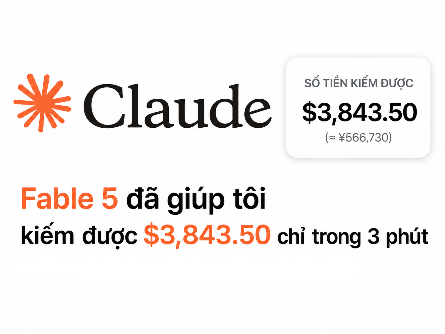 Cách Claude Fable 5 Giúp Tôi Kiếm 560.000 Yên Trong 3 Phút [Kèm Prompt]